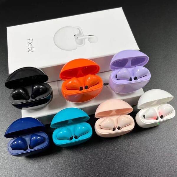 Pro4 4a geração de fones de ouvido pro6 Bluetooth para redução de ruído AIRmini wireless tws movimento 6a geração pro5 J6 luz verde