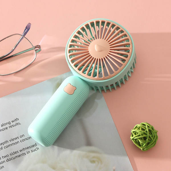 Novo verão fresco livre portátil ventilador de mão mini USB carregável portátil desktop ventilador elétrico