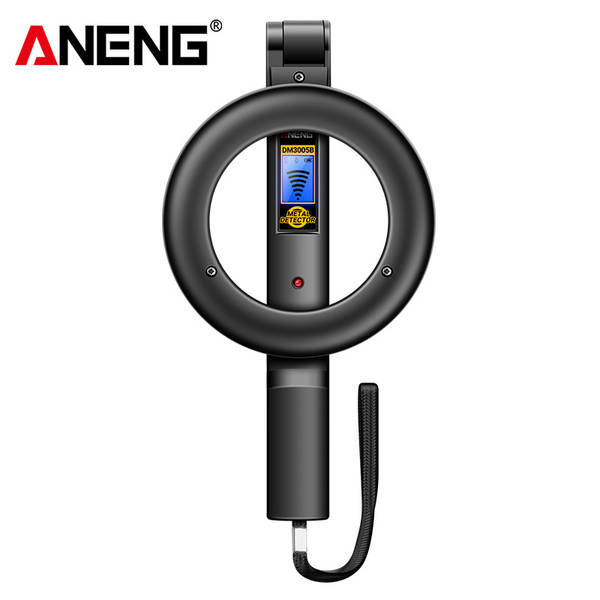 Detector de metal manual de alta sensibilidade pequeno detector de segurança de campo móvel detecção ao ar livre instrumentos de detecção de varredura