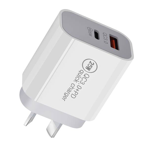 Carregador PD 20W Duplo Porte PD+QC3.0 Carregador Amazon SAA A+C Duplo Porte Carregador PD