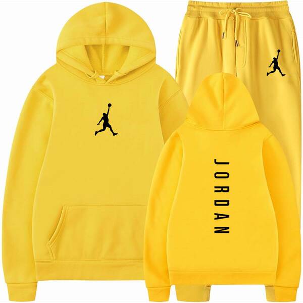 Conjunto Esportivo Masculino com Capuz e Calça