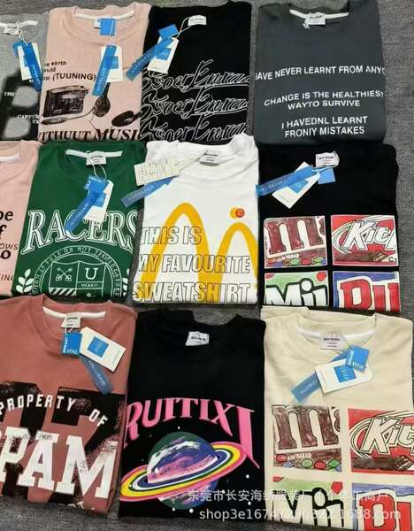 1688 T-shirt masculino de alta qualidade de atacado 400 gramas de impressão americana peso pesado de algodão puro mangas curtas com exportação de mercadorias suficiente