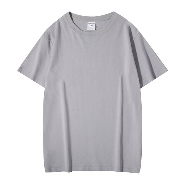 220 gramas de algodão puro T-shirt homem e mulher impressão de logotipo T-shirt vazio T-shirt personalizado de mangas curtas T-shirt cultural T-shirt