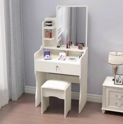 Dressing case mesa de maquiagem quarto mesa de maquiagem moderna simples mesa de maquiagem pequena