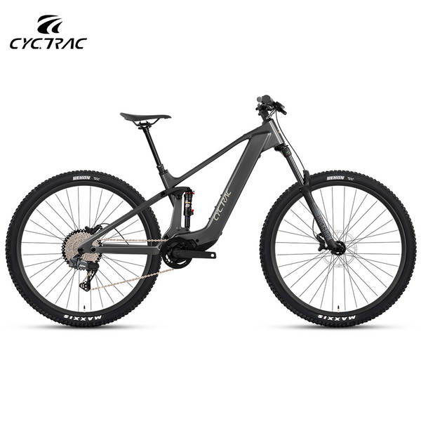 CYCTRAC Caminhão de Competição Softtail Duplo Conexão de Fibra de Carbono Bicicleta Elétrica Assistente EM19 Motor Intermediário M820