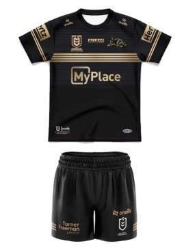 T-shirt de futebol NRL 2023 T-shirt de treinamento de cavalo de corrida em casa para crianças com mangas curtas T-shirt de esportes transfronteiriço