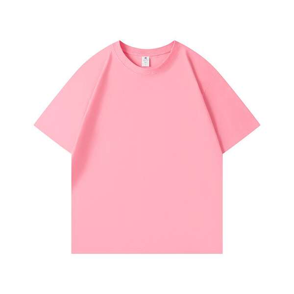 Camiseta de algodão puro para crianças 220 gramas de algodão personalizado padrão de logotipo para crianças vestido de verão para o comércio exterior