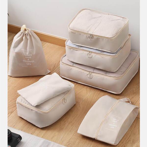 Conjunto de 7 Bolsas de Organização para Viagem