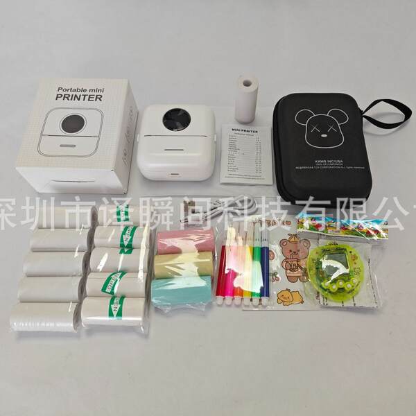 Mini impressora sem fio sem fio de venda quente transfronteiriça celular inteligente sem tinta Bluetooth impressora de fotos domésticas de pequeno porte