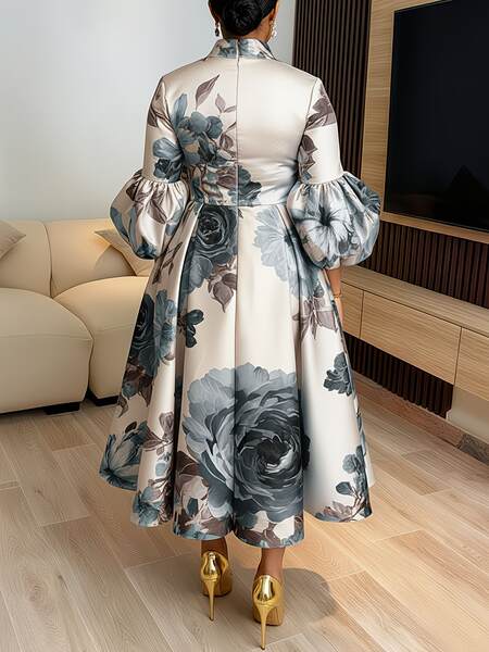 Vestido Floral Feminino de Verão