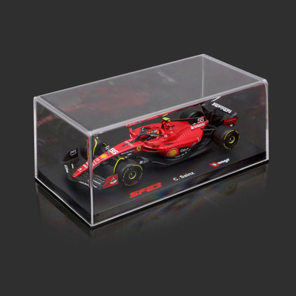 2023 Peugeot 1:43 Ferrari F1 Modelo SF23 Carro de corrida de metal Simulador de brinquedo Modelo Carro de liga Homem