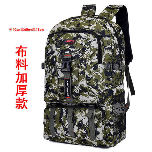 Bagagem para caminhadas ao ar livre com capacidade de 70 litros, bagagem de viagem masculina e feminina, bagagem de viagem esportiva