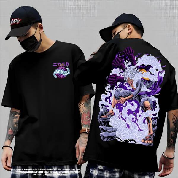 Camiseta Luffy de Algodão