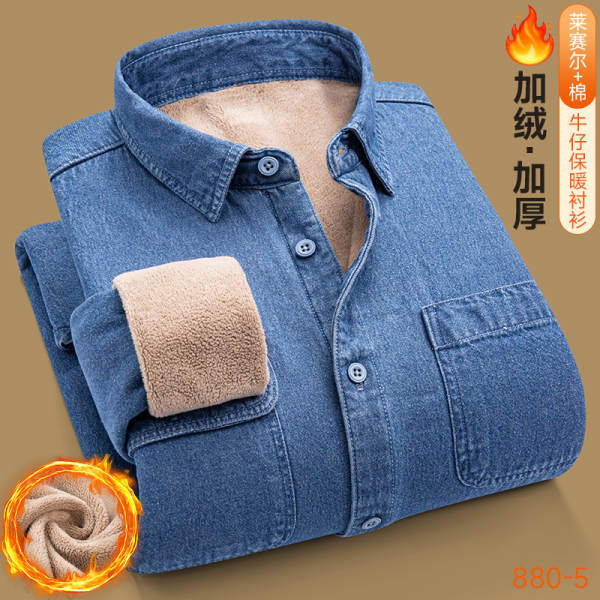 Jaqueta de couro jeans para inverno