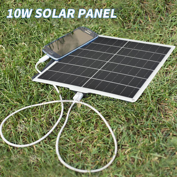 Telemóvel Solar Charging Panel 3w 5v Carregador solar portátil ao ar livre Pequeno painel solar fotovoltaico