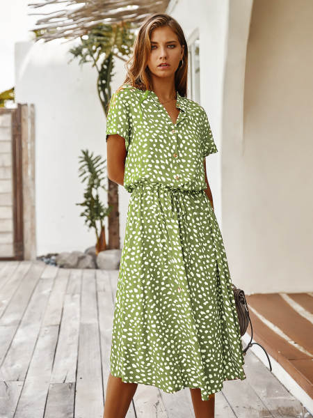 Vestido da Amazon para o verão de 2026 com mangas curtas