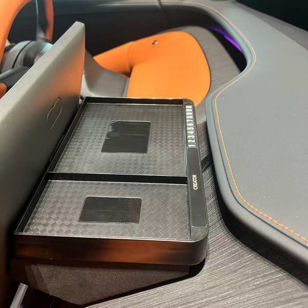 Aplicável a Pequeno Mitsubishi Peugeot Zero Run Biady Tencent Car Screen atrás da caixa de papel de toalha ETC