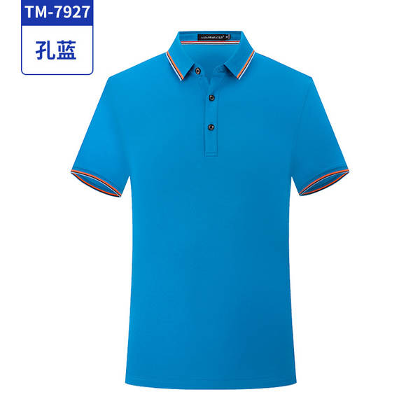 Camisa de manga curta de algodão para empresa