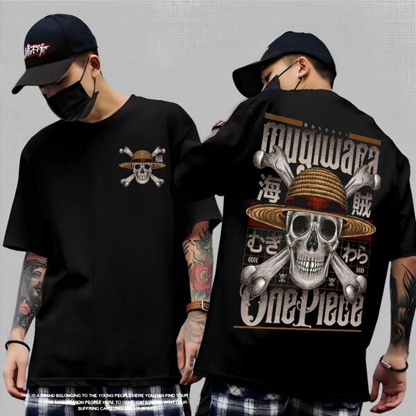 Camiseta Luffy de Algodão