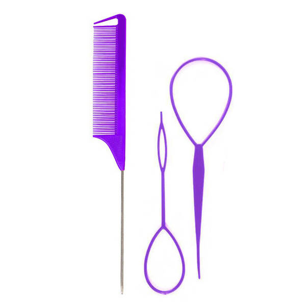 Kit de Penteados com Pente e Grampo