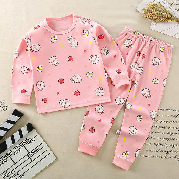 Conjunto de pijama de algodão para crianças
