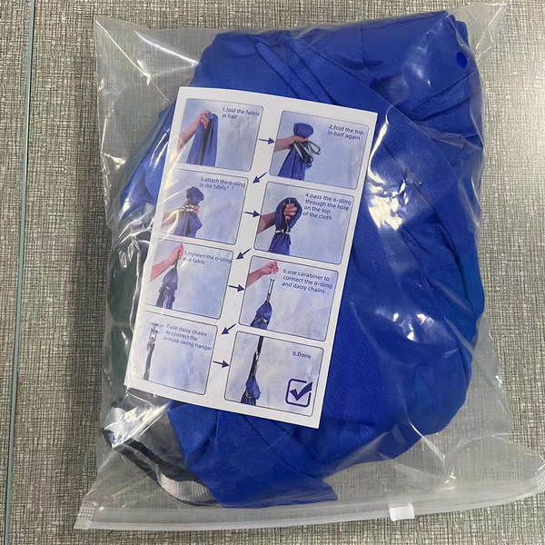 Dupla camada elástica de camas para crianças em casa e fora de casa Yoga de outono no ar Camas de yoga coloridas de tecido elástico de camas fabricante