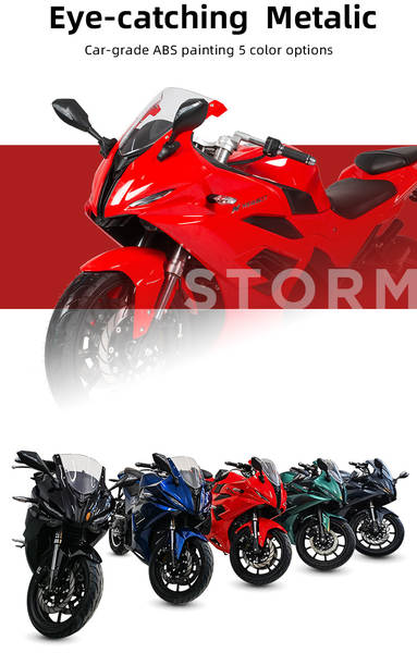 Fábrica de motos elétricas motocicleta elétrica 72V motor elétrico 2000W motocicleta elétrica de longa duração motor elétrico