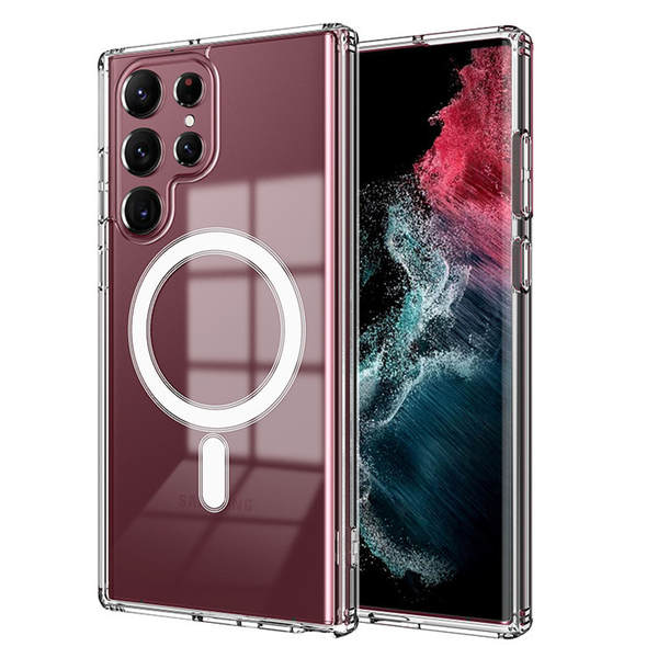 Aplicável a Samsung S25ultra Cellular Shell S26 Magnetic Sugar Cellular Shell A57 Protector de Queda S24+ Transparente