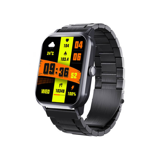 Novo relógio esportivo F33 vermelho e brilhante pressão arterial oxigenada frequência cardíaca anormal alerta sem medição de açúcar no sangue relógio inteligente