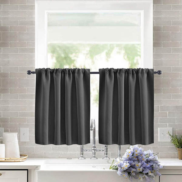 Novas cortinas transfronteiriças de cortinas curtas de alta precisão de cor pura cortinas de cozinha cortinas separadas cortinas de café