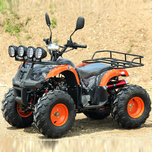 Pequeno carro de praia de touros quatro rodas todo o campo elétrico grande 125 gasolina atn moto de montanha adulto