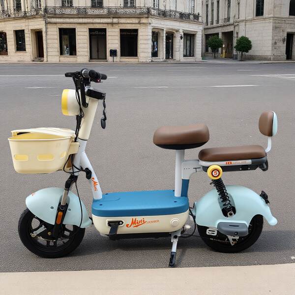 Carro elétrico de alta velocidade com capacidade para 48v para auxiliar os alunos com bicicleta elétrica leve