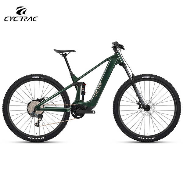 CYCTRAC Caminhão de Competição Softtail Duplo Conexão de Fibra de Carbono Bicicleta Elétrica Assistente EM19 Motor Intermediário M820