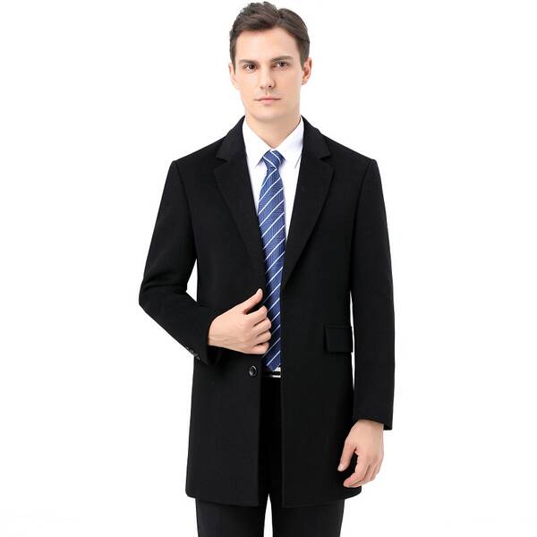 Casaco de lã masculino