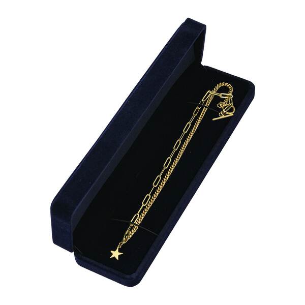 Novos produtos transfronteiriços 2 caixas de presente de cadeia de jóias de joalharia de joalharia de bracelete de colar de caixa de armazenamento refinado