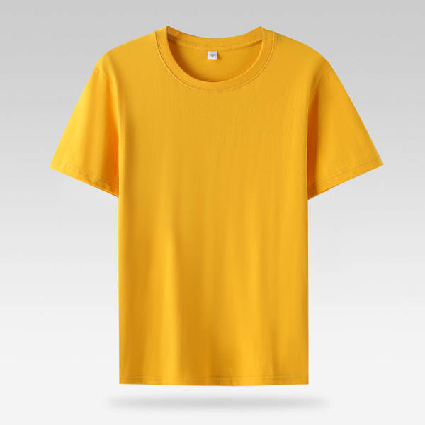 Vestido de algodão puro T-shirt homem impressão de mangas curtas Vestido de negócios de verão de anúncio de cultura T-shirt impressão de logotipo
