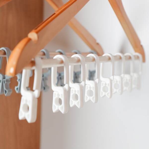 Prego de plástico para secar roupas