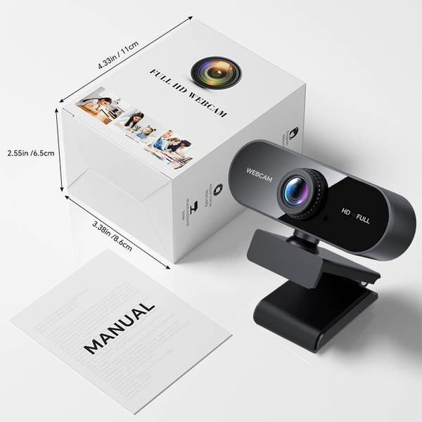 Câmera Web 1080P USB para Conferência