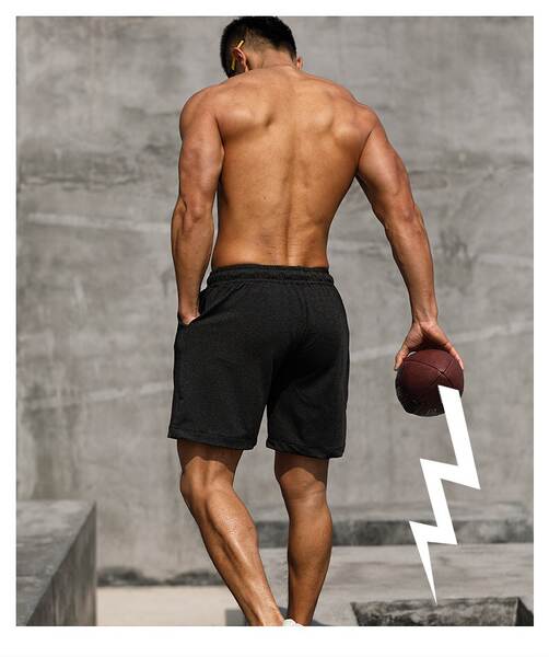 Calças de esporte masculino corrida ginástica rápida suíte relaxante verão relaxante treino de basquete areia três cinco calças
