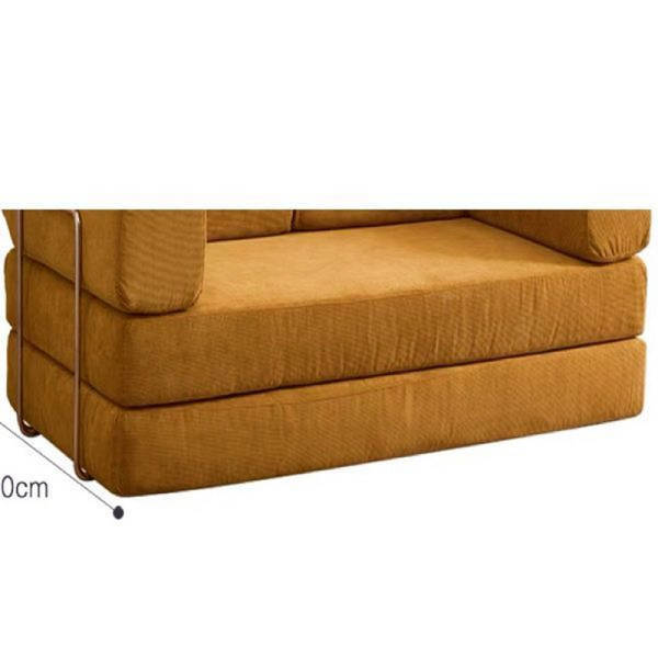Sofá de compressão artesanal pequeno quarto de estar cama de sofá dobrável para três pessoas sofá-cama de módulo preguiçoso
