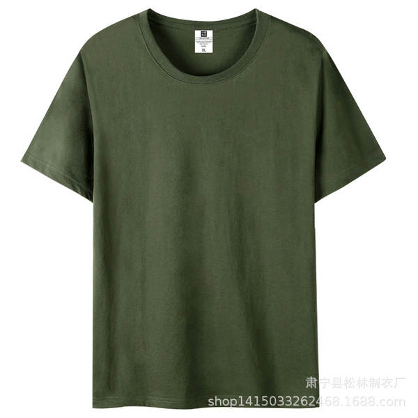 Vestido de verão de algodão curto T-shirt para meninos adolescentes meia-mancha 200 gramas peso pesado de verão de lazer relaxante