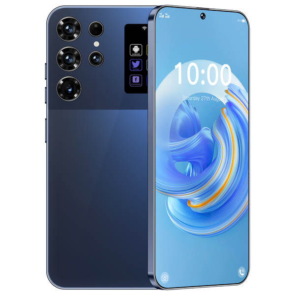 Transfronteiriço S25 ultra 3 + 16 incell perfuração inteligente de tela grande unidade 4G rede de comércio exterior celular