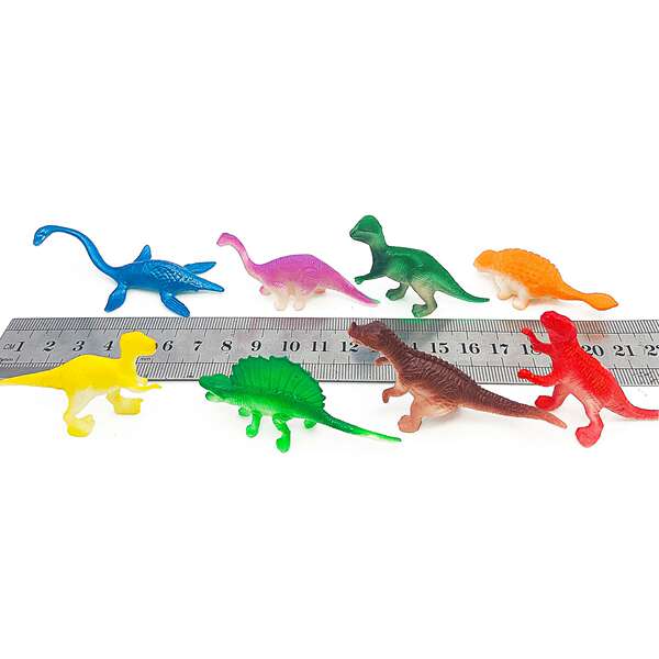 48 cross-border 2 polegadas 5-7cm mini dinossauro coração plástico simulado dinossauro modelo arqueológico brinquedo atacado