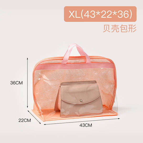 Saco de armazenamento de sacolas de alta capacidade do guarda-roupa suspenso de lixo de armazenamento do saco de armazenamento do PVC visível do saco de poeira