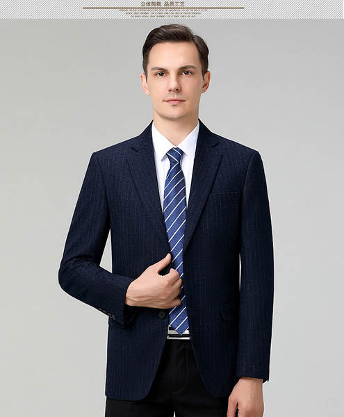 Terno de lã masculino outono inverno