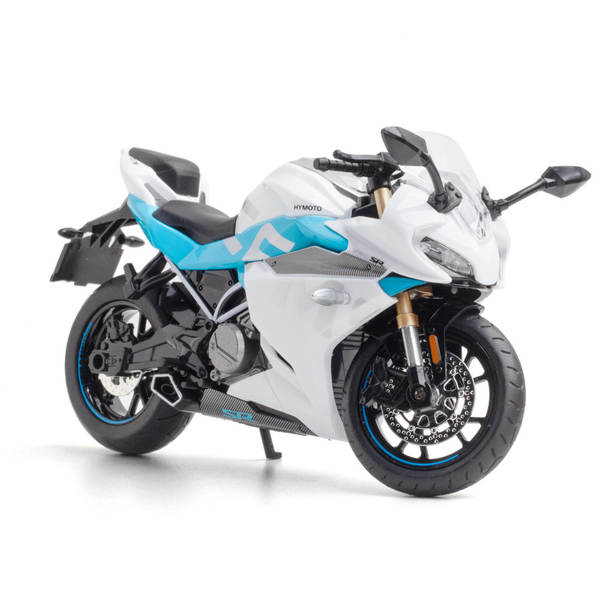 1 para 12 Simulador de Primavera de Motocicletas Modelo de Ligação 250SR Ovelha de Batalha Yamaha Motor Vehicle Modelo Peças de brinquedo infantil