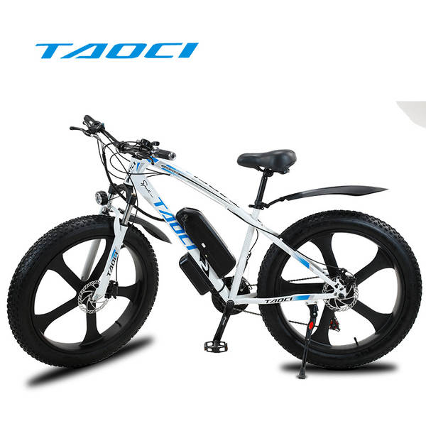 Bicicletas de aço de carbono de 26 polegadas de alta velocidade de 48V de assistência de praia 4 0 pneus snowmobile