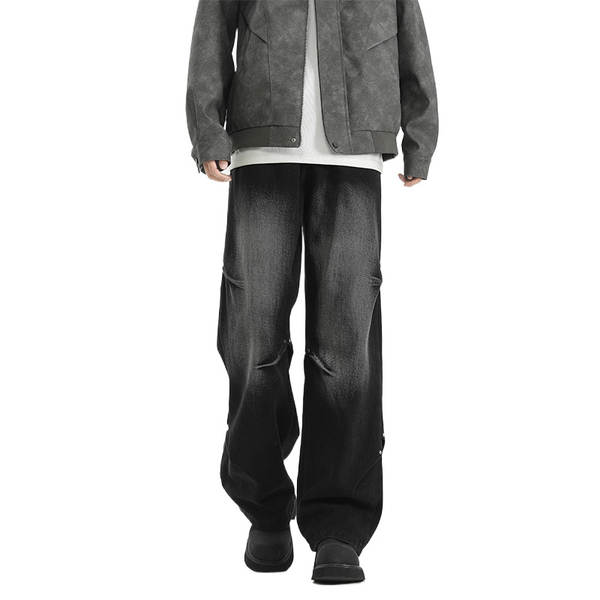 Calça jeans larga masculina