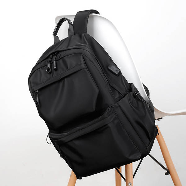 Transfronteiriço de entretenimento duplo ombro mochila masculina de viagem ao ar livre mochila de viagem à prova d'água computador mochila de viagem de moda