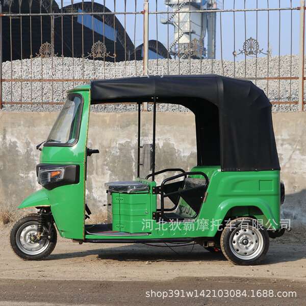 TUK-TUK Transfronteiriço Tricolor Elétrico África Índia Passageiro Turco Bajaj Modelo de combustível Tricolor